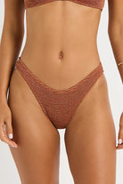 Bond Eye Bond Eye Sign Brief - Ginger BOUND048W-O Sign Brief - Ginger | Bond Eye Splash Swimwear Bikini Bottoms Ginger / O/S 1000031627