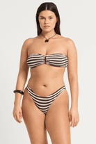 Bond Eye Bond Eye Sign Brief - Sable Dot Stripe BOUND048DS Bond Eye Sign Brief - Sable Dot Stripe Splash Swimwear Bikini Bottoms O/S
