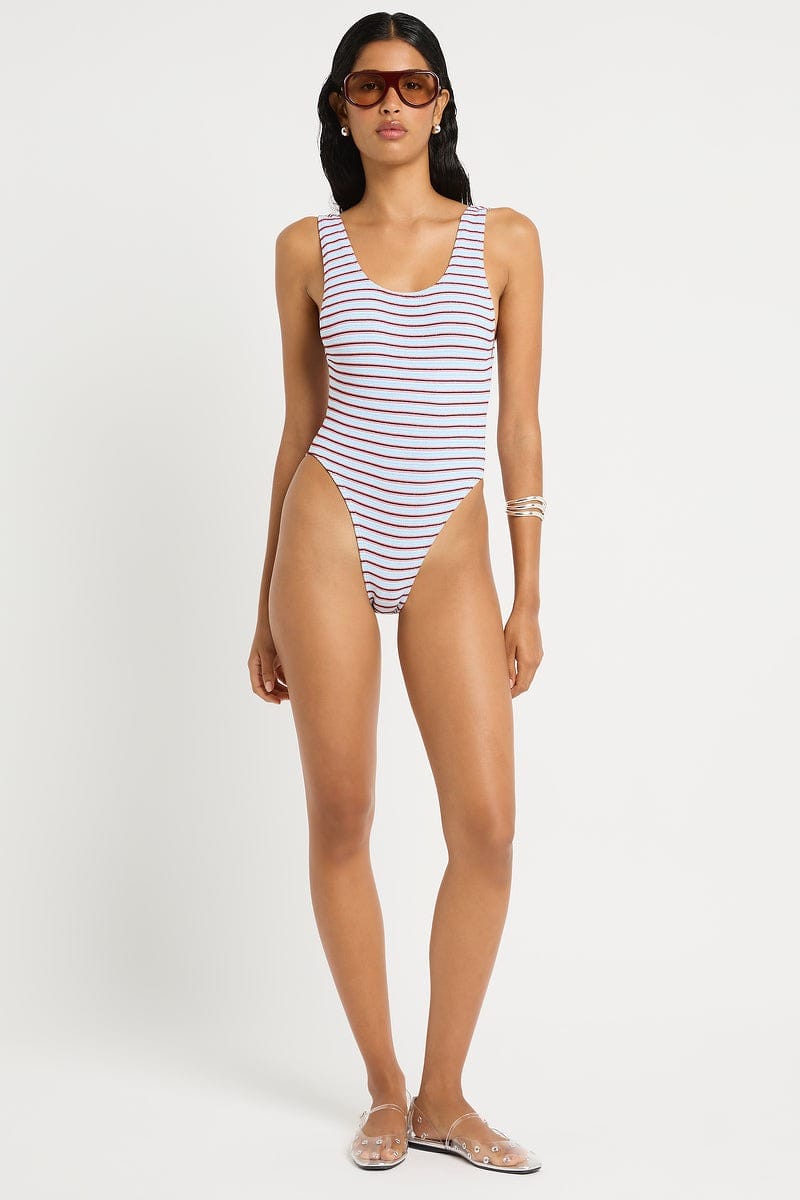 Bond Eye Bond Eye Stripe Micro Maxam 1 Pce - Volley BE1007SM Bond Eye Stripe Micro Maxam 1 Pce - Volley Splash Swimwear One Piece O/S 9362733003583