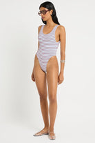 Bond Eye Bond Eye Stripe Micro Maxam 1 Pce - Volley BE1007SM Bond Eye Stripe Micro Maxam 1 Pce - Volley Splash Swimwear One Piece O/S 9362733003583