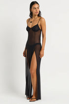 Bond Eye Bond Eye Tate Maxi Dress BOUND719P-XS Tate Maxi Dress - Black | Bond Eye Splash Swimwear Dress Black / XS/S 9347760788610