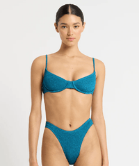 Bond Eye Christy Brief - Ocean Shimmer BOUND238M Bond Eye Christy Brief - Cerise Stripe Splash Swimwear Cheeky Bikini Bottoms O/S 9347760591463