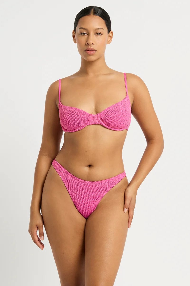 Bond Eye Gracie Balconette BOUND465W Bond Eye Gracie Balconette  Splash Swimwear Bikini Tops Wildberry Lurex / O/S 9347760617828