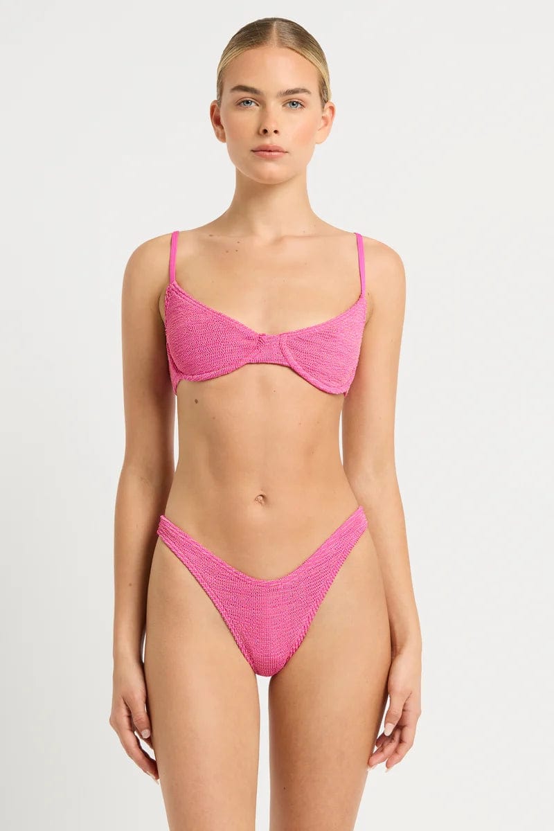 Bond Eye Gracie Balconette - Wildberry Lurex BOUND465W Splash Swimwear Bikini Tops O/S 9347760617828