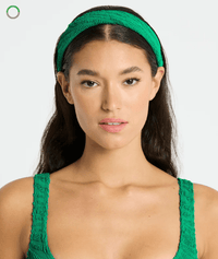 Head Band - Emerald Tiger - Bond Eye - Splash Swimwear  - bond eye, Headband, Nov 23, Womens, womens swim - Splash Swimwear 