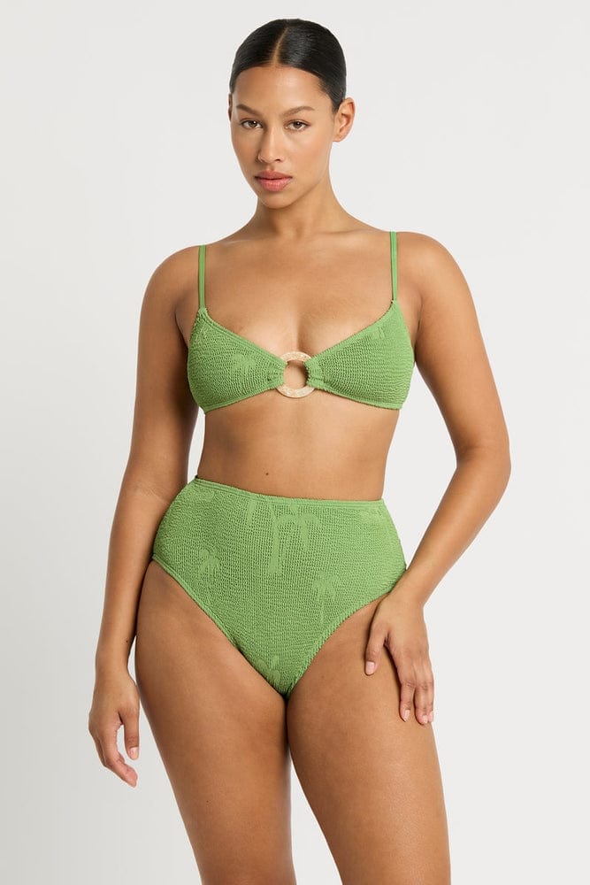 Bond Eye Palmer Brief - Matcha Palm BOUND154P Bond Eye Palmer Brief - Matcha Palm Splash Swimwear Bikini Bottoms O/S 9347760591555