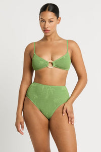 Bond Eye Palmer Brief - Matcha Palm BOUND154P Bond Eye Palmer Brief - Matcha Palm Splash Swimwear Bikini Bottoms O/S 9347760591555