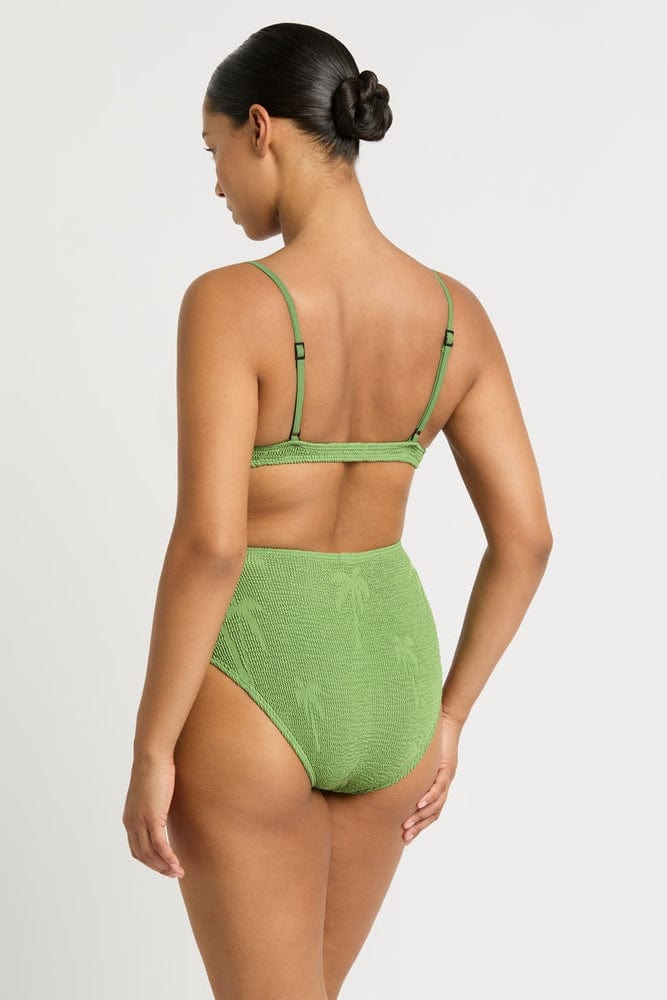 Bond Eye Palmer Brief - Matcha Palm BOUND154P Bond Eye Palmer Brief - Matcha Palm Splash Swimwear Bikini Bottoms O/S 9347760591555