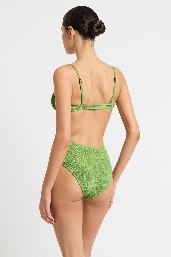 Bond Eye Palmer Brief - Matcha Palm BOUND154P Bond Eye Palmer Brief - Matcha Palm Splash Swimwear Bikini Bottoms O/S 9347760591555