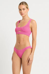 Sasha Crop - Wildberry Lurex - Bond Eye - Splash Swimwear  - Bikini Tops, bond eye, June24, new, Womens, womens swim - Splash Swimwear 