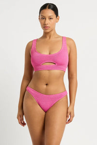 Bond Eye Sasha Crop - Wildberry Lurex BOUND059W Splash Swimwear Bikini Tops O/S 9347760618429