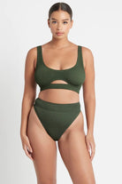 Bond Eye Savannah Eco Brief - Khaki BOUND052E Splash Swimwear Bikini Bottoms O/S 9347760373892