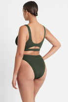 Bond Eye Savannah Eco Brief - Khaki BOUND052E Splash Swimwear Bikini Bottoms O/S 9347760373892