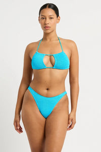 Bond Eye Scene Brief - Cyan Recycled BOUND047R Splash Swimwear Cheeky Bikini Bottoms O/S 9347760618535