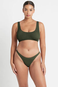 Bond Eye Scene Brief Eco - Khaki BOUND047E Splash Swimwear Bikini Bottoms O/S 9347760373861