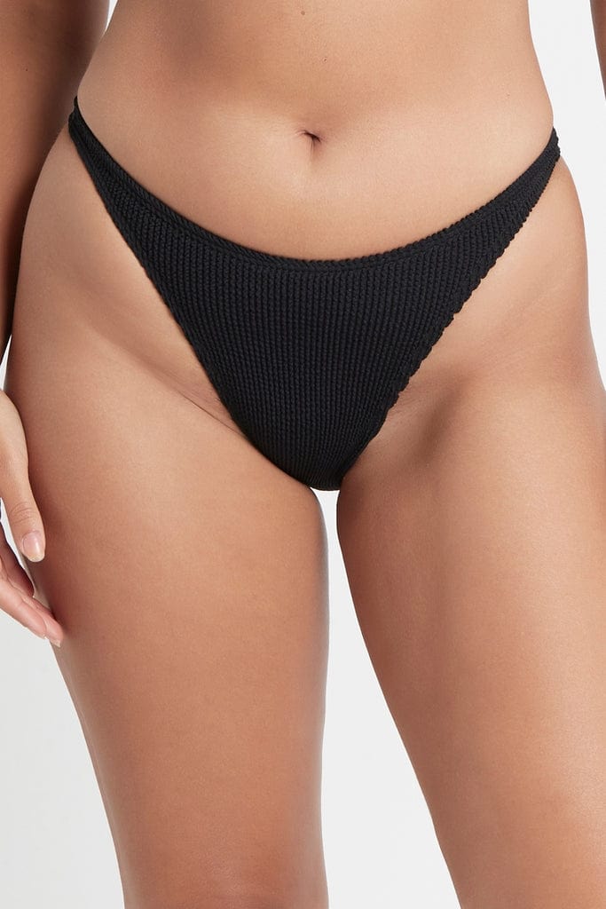 Bond Eye Scene Eco Bikini Brief - Black BOUND047E Splash Swimwear Cheeky Bikini Bottoms O/S 9347760373588