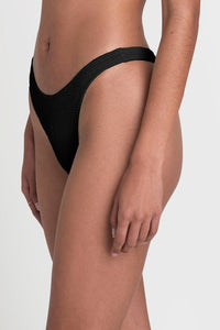 Sinner Eco Brief - Black - Bond Eye - Splash Swimwear  - bikini bottoms, bond eye, Womens, womens swim - Splash Swimwear 