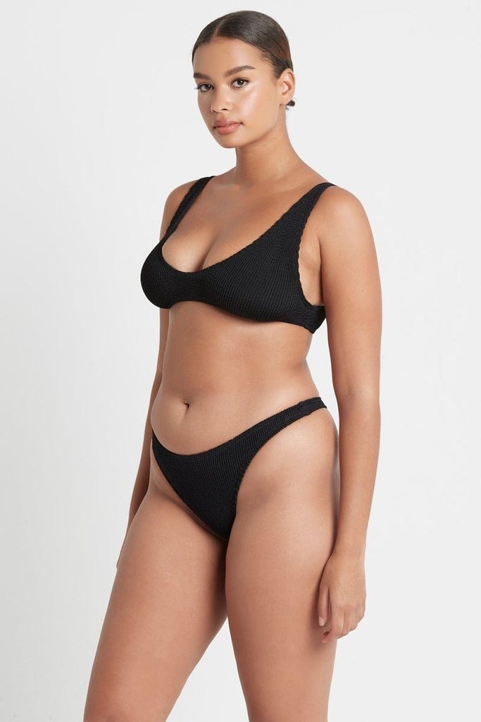 Bond Eye Sinner Eco Brief - Black BOUND050E Splash Swimwear Cheeky Bikini Bottoms O/S 9347760373502