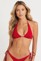 Bond Eye Sofie Triangle Top BOUND067 Splash Swimwear Bikini Tops Baywatch Red / O/S 9347760378644