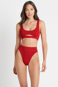 Bond Eye The Savannah Brief - Baywatch Red Splash Swimwear Cheeky Bikini Bottoms O/S 9347760378620