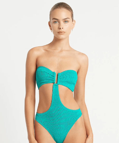 Bond Eye Thera One Piece - Turquoise Shimmer BOUND378M Splash Swimwear Swimwear O/S 9347760505910