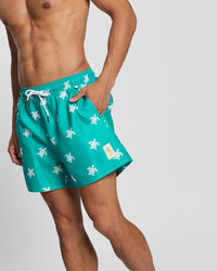 Buba & La Swim Shorts - Turtles* Splash Swimwear Mens