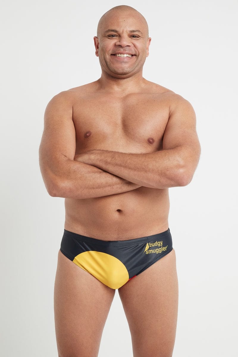 Budgy Smuggler Aboriginal Flag Budgy Smuggler Aboriginal Flag Splash Swimwear Underwear