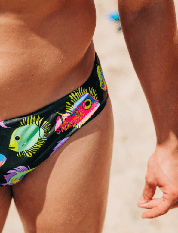 Budgy Smuggler Mens Swimwear Angry Fishing For Compliments Budgy Smuggler Palm Trees