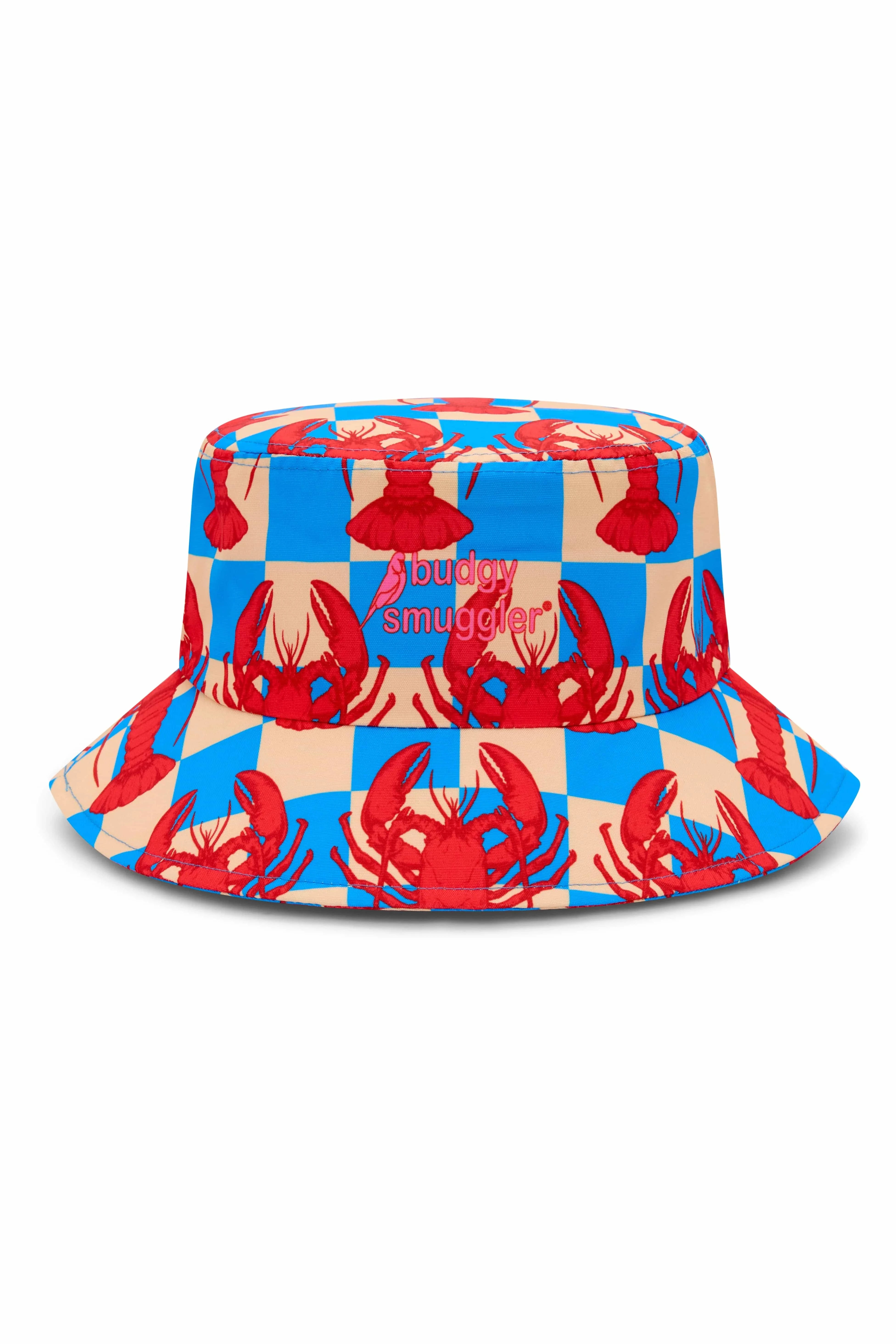 Budgy Smuggler Bucket Hat 2.0 in Lobstars Plaid Bucket Hat 2.0 in Lobstars Plaid Splash Swimwear Hats