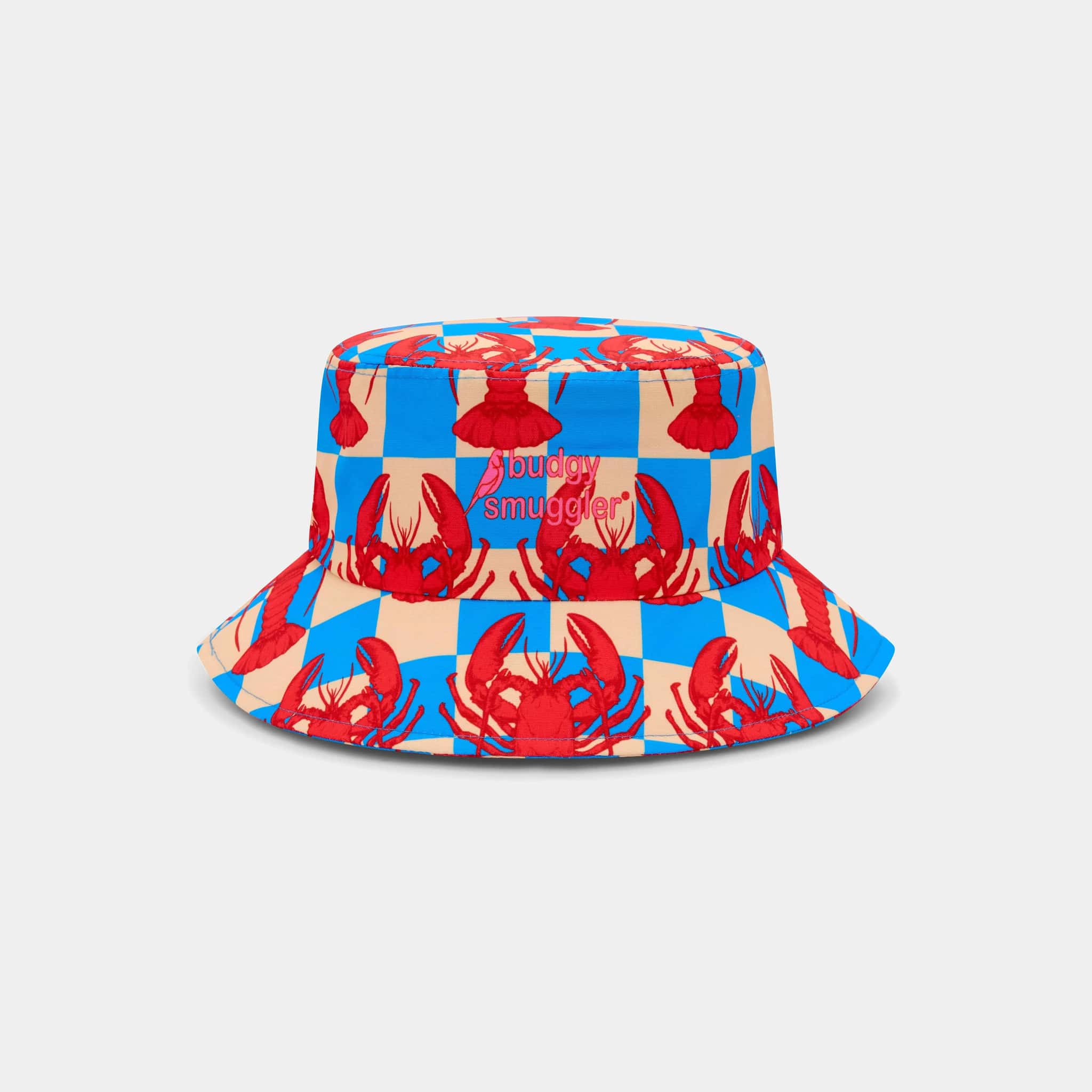 Budgy Smuggler Bucket Hat 2.0 in Lobstars Plaid Bucket Hat 2.0 in Lobstars Plaid Splash Swimwear Hats