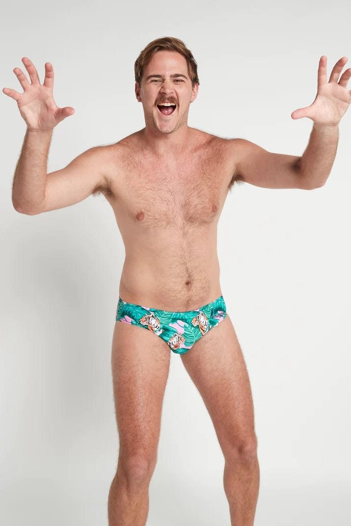 Budgy Smuggler Crouching Tiger Hidden Budgy* Budgy Smuggler - Pink Fineapples Splash Swimwear Underwear