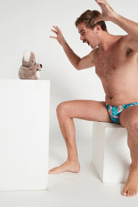 Budgy Smuggler Crouching Tiger Hidden Budgy* Budgy Smuggler - Pink Fineapples Splash Swimwear Underwear