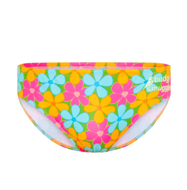 Budgy Smuggler Fluro Flowers* Budgy Smuggler Palm Trees Splash Swimwear Mens Brief