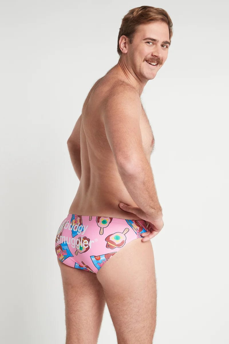 Budgy Smuggler Pink Bubble O Bill Smuggler* Splash Swimwear Underwear