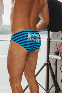 Budgy Smuggler Sailor Stripes Double Blue Budgy Smuggler Sailor Stripes Dobule Blue Splash Swimwear Underwear