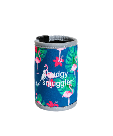 Budgy Smuggler Stubby Coolers With Clip Splash Swimwear Underwear Flamingo 1000016811