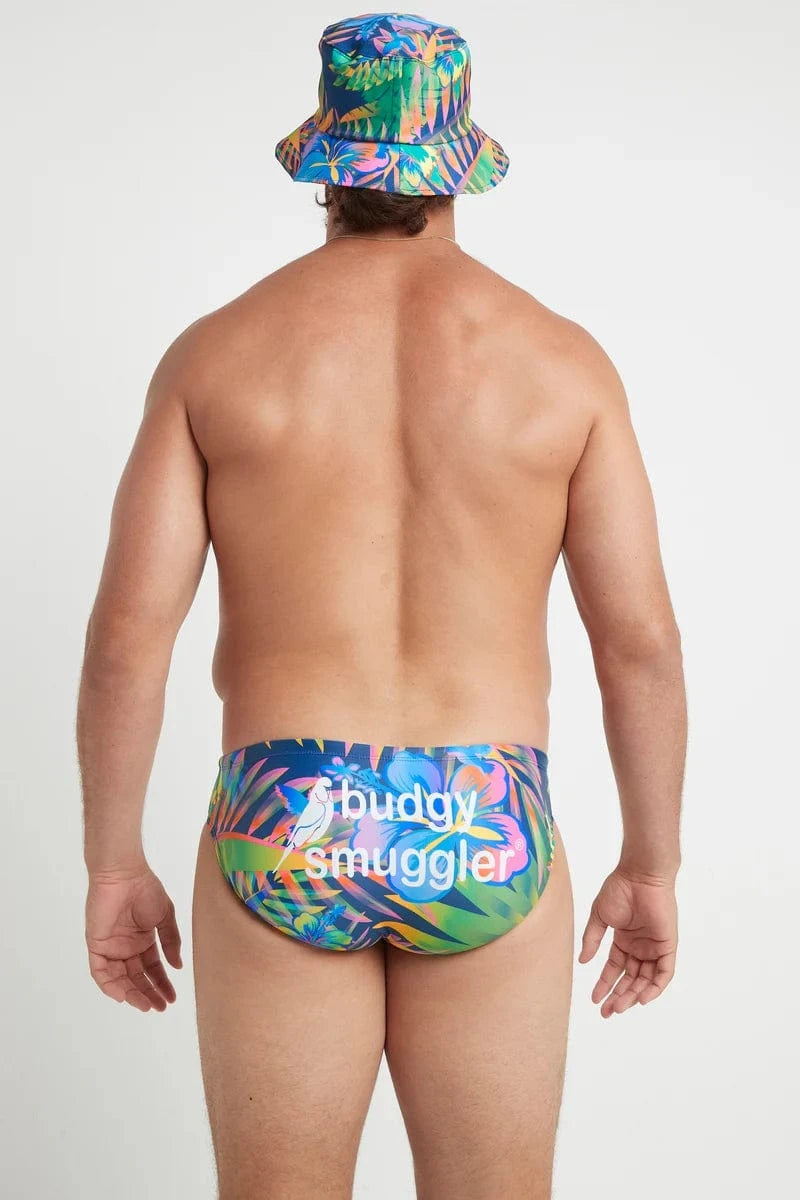 Budgy Smuggler Tropic Thunder Budgy Smuggler Palm Trees Splash Swimwear Mens Brief