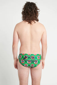 Budgy Smuggler VB Classic Green Budgy Smugglers - VB Classic Green Splash Swimwear Underwear