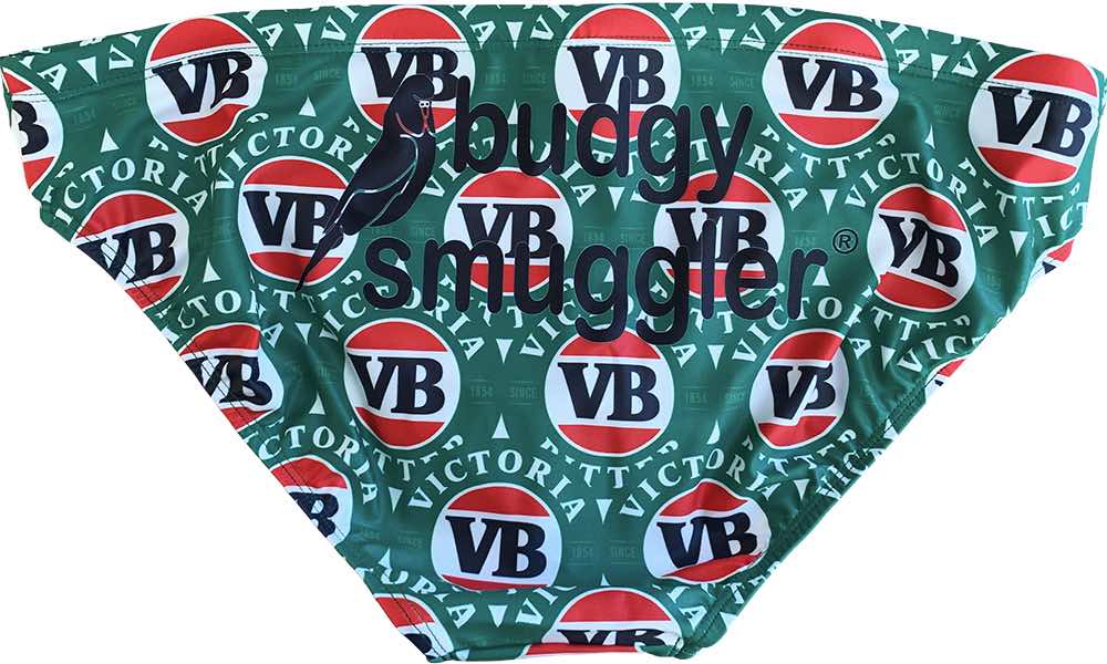 Budgy Smuggler VB Classic Green Budgy Smugglers - VB Classic Green Splash Swimwear Underwear