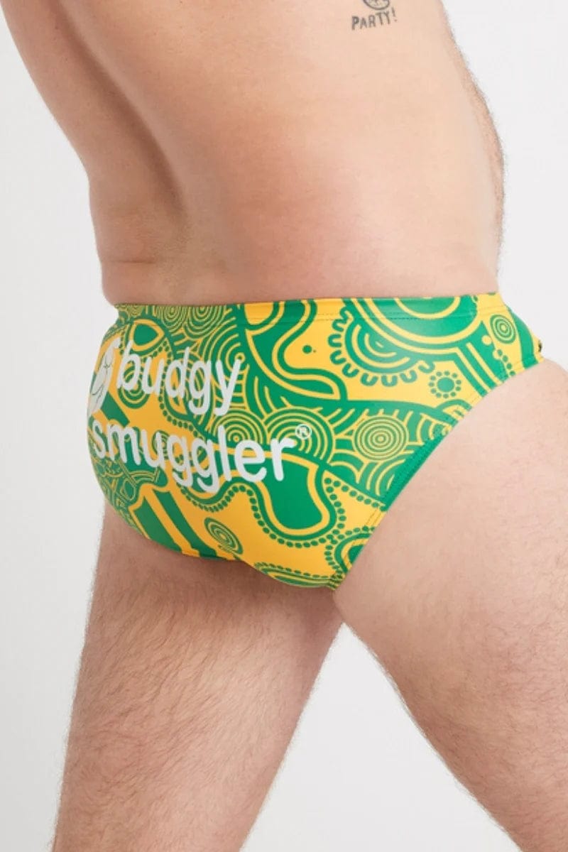 Budgy Smuggler Wallabies Indigenous Budgy Smuggler Wallabies Indigenous Splash Swimwear Underwear