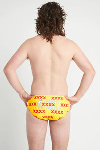 Budgy Smuggler XXXX Logos Budgy Smugglers - XXXX Logos Splash Swimwear Underwear 30 1000015052