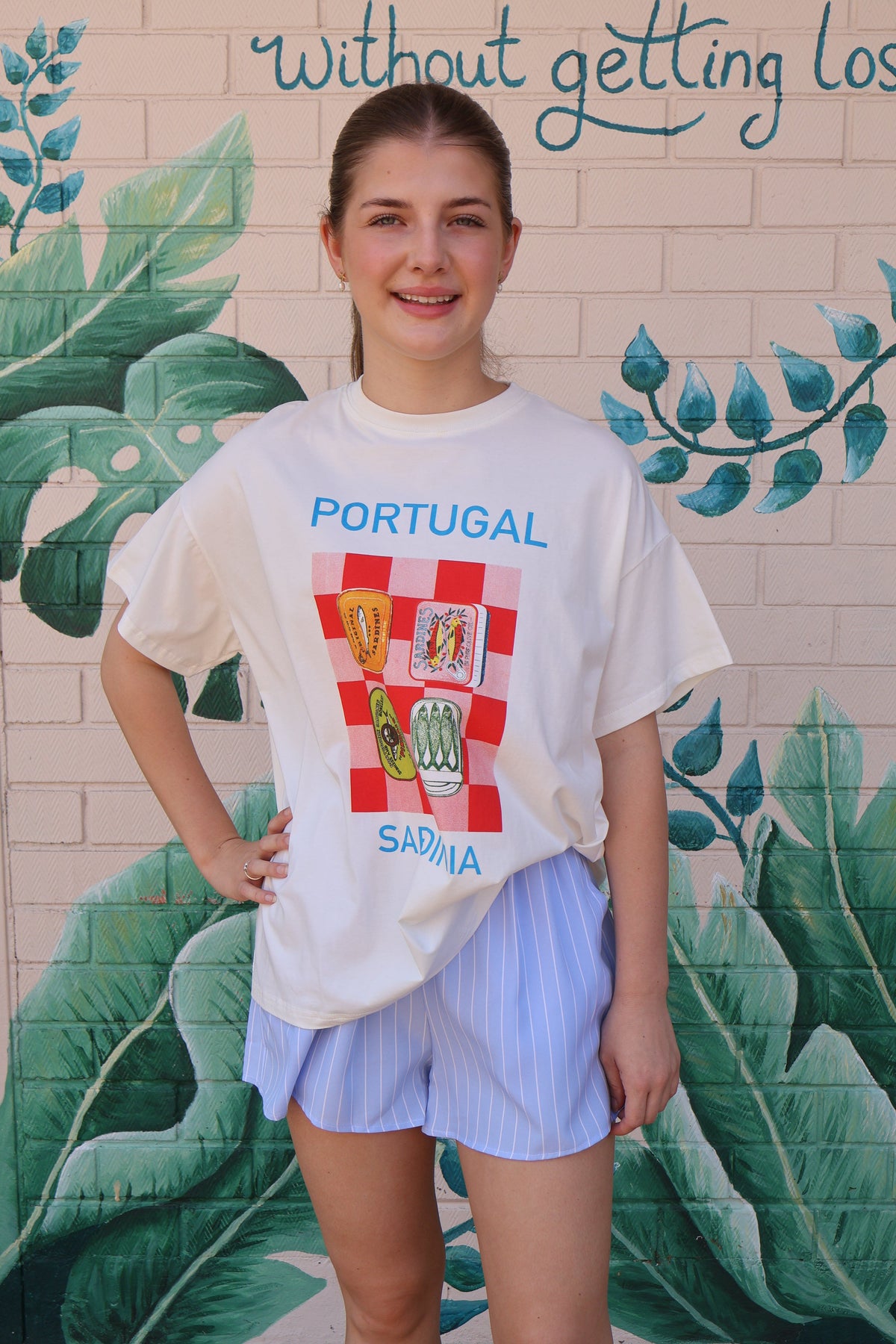 By Frankie PJ's/T-shirt Set - Portugal By Frankie Lobster Capri Tee Splash Swimwear Clothing