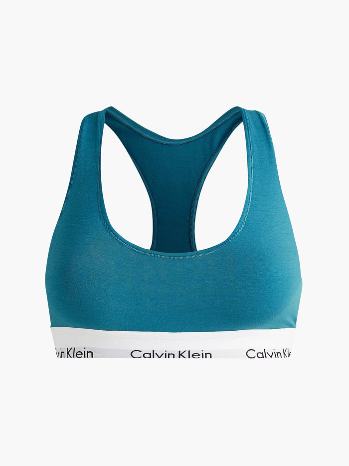 Calvin Klein Modern Cotton Underline Bra - Tapestry Teal Splash Swimwear Lingerie