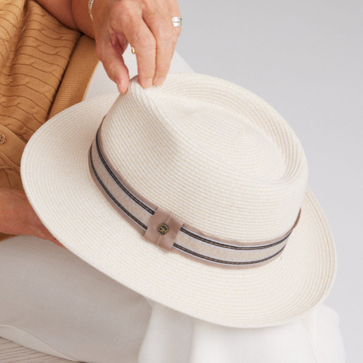 Canopy Bay Canopy Bay Claremont Fedora - Ivory Canopy Bay Claremont Fedora - Ivory Splash Swimwear Hats