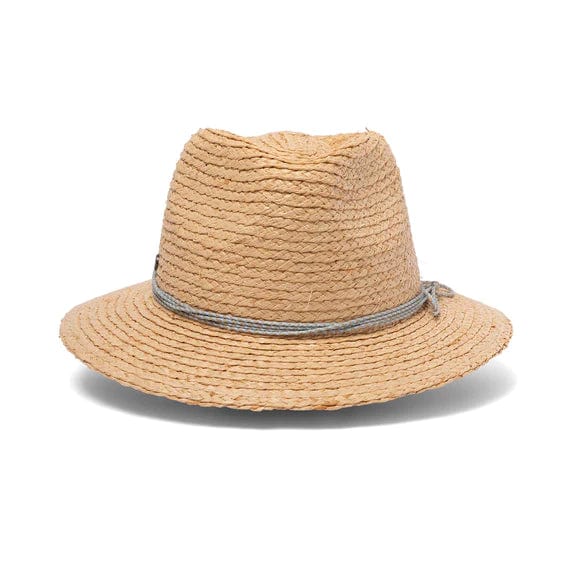 Canopy Bay Marseille Fedora - Natural/Blue Splash Swimwear M/L 9328897025861