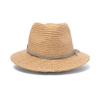 Canopy Bay Marseille Fedora - Natural/Blue Splash Swimwear M/L 9328897025861