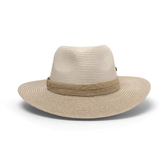 Canopy Bay Parsley Bay Fedora - Ivory / Mix Camel Canopy Bay by Deborah Hutton Parsley Bay Fedora - Ivory / Mix Camel Splash Swimwear Hats