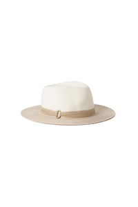 Canopy Bay Parsley Bay Fedora - Ivory / Mix Camel Canopy Bay by Deborah Hutton Parsley Bay Fedora - Ivory / Mix Camel Splash Swimwear Hats