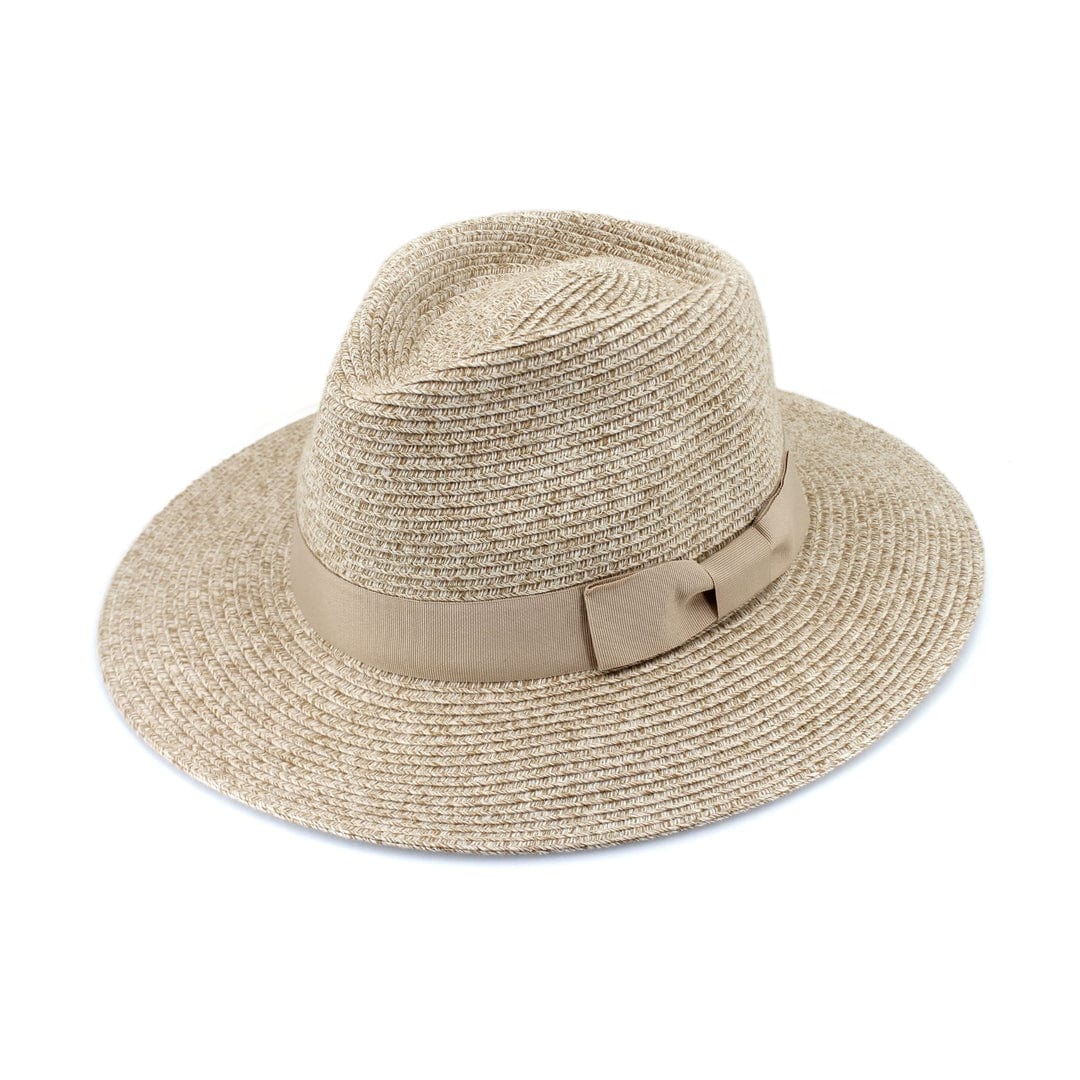 Canopy Bay Sherry Fedora Hat - Oatmeal Canopy Bay Peta Fedora - Mix Camel/Ivory Splash Swimwear