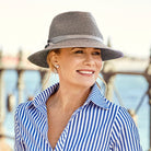 Canopy Bay Sophia Raffia - Faded Demin DH053 Canopy Bay Mayfair Flexibraid - Blue Spruce Splash Swimwear M/L (58cm) 9328897037185